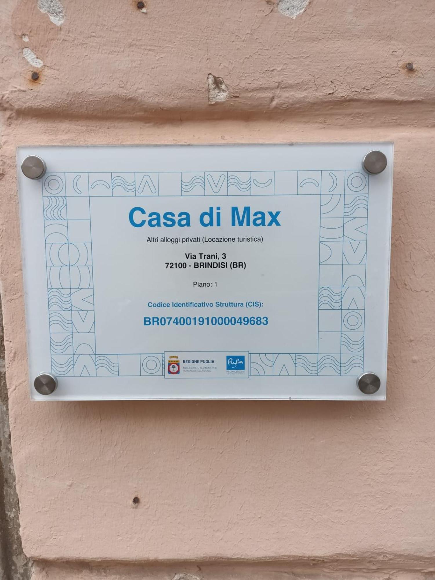 Casa Di Max Διαμέρισμα Μπρίντιζι Εξωτερικό φωτογραφία